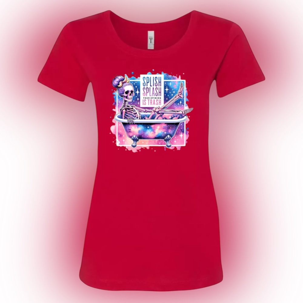 Next Level Apparel Red Short Sleeve Tee